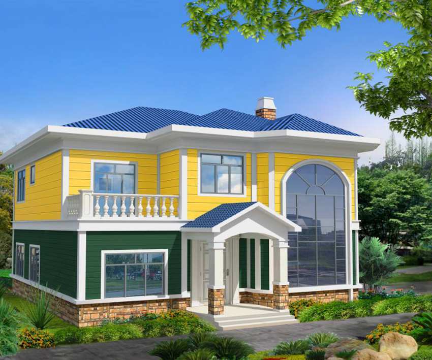 睿婕輕鋼別墅-大黃蜂戶型(圖1) 睿婕輕鋼別墅